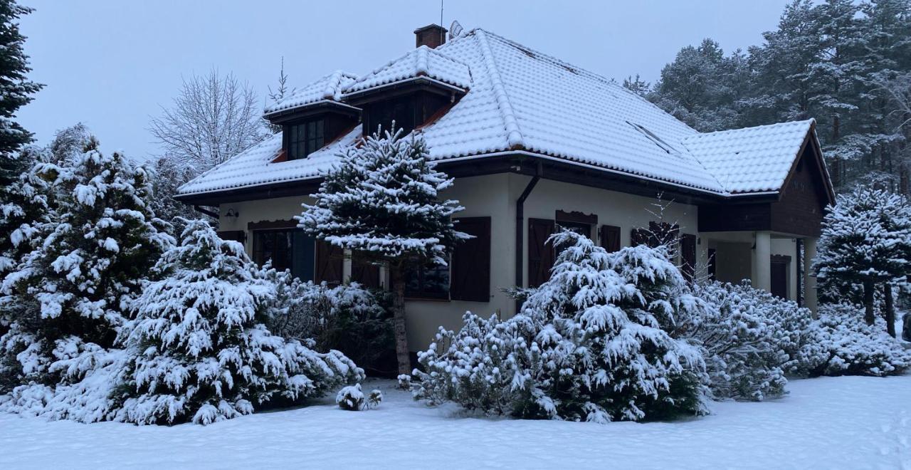Szeroki Bor Oaza W Puszczy Z Sauna, Bania I Jacuzzi Buitenkant foto