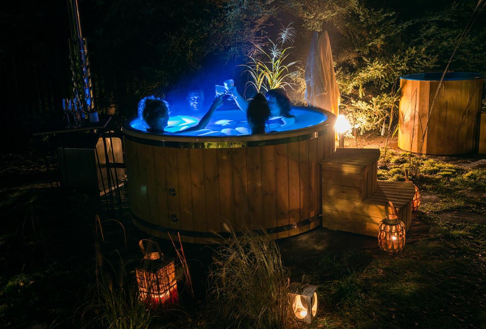 Szeroki Bor Oaza W Puszczy Z Sauna, Bania I Jacuzzi Buitenkant foto