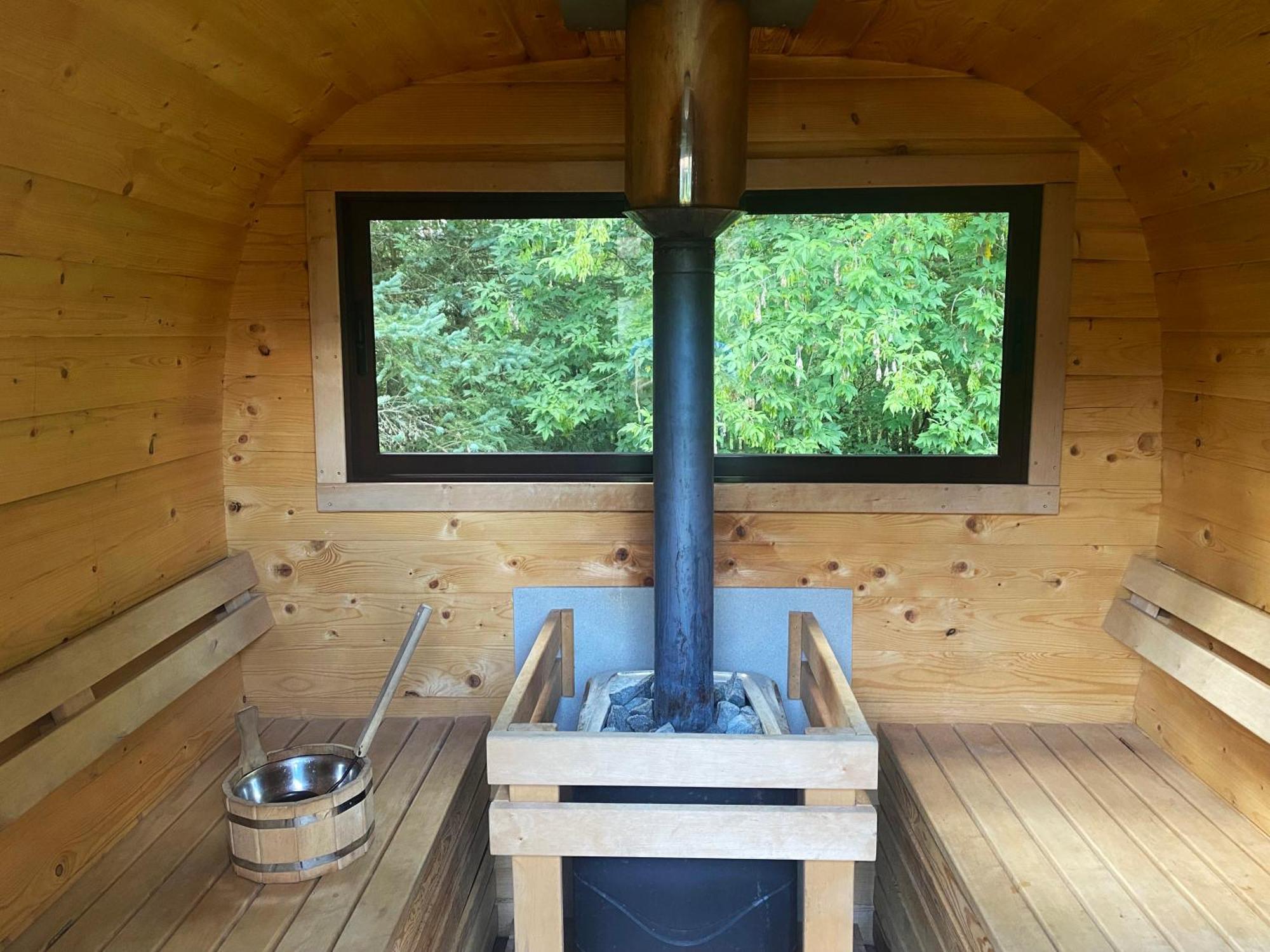 Szeroki Bor Oaza W Puszczy Z Sauna, Bania I Jacuzzi Buitenkant foto